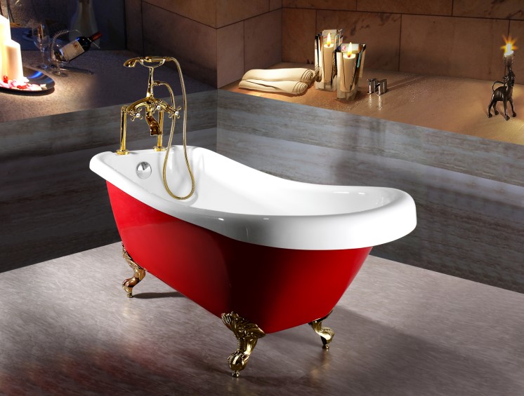 product-1-1 (3) C-3136-2 C-3137-2 -Classical Charming Red European Freestanding Clawfoot Soaking Bath Tub_副本.jpg