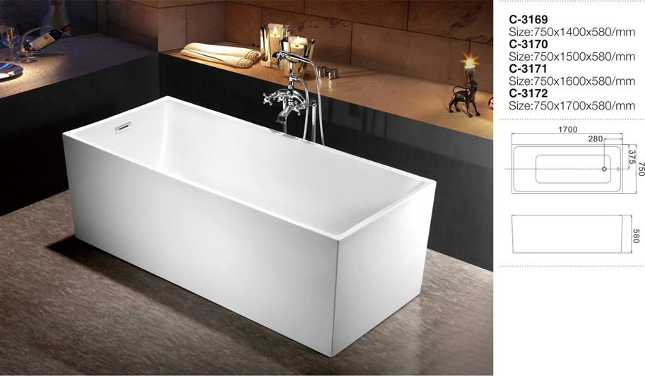 (1) MEC-3169 Seamless Freestanding Acrylic Rectangular Soaking Bath Tub MEC3169.jpg