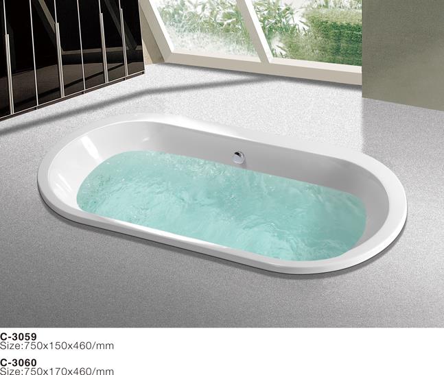 (1) MEC3059--Classical Oval Design Indoor Acrylic Drop-in Soaking Tub with Two Sizes.jpg