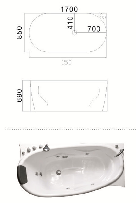 (1)C-045(L)-Perfect Skirt Oval Inner Whirlpool Massage Soaking Tub.jpg