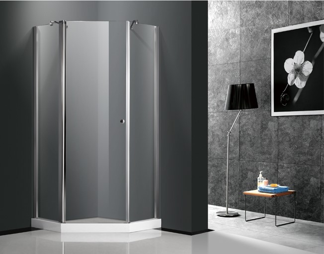 Corner Diamond Frameless Transparent Pivot Swing Bathroom Shower Enclosure Corner Diamond Frameless Transparent Pivot Swing Bathroom Shower Enclosure