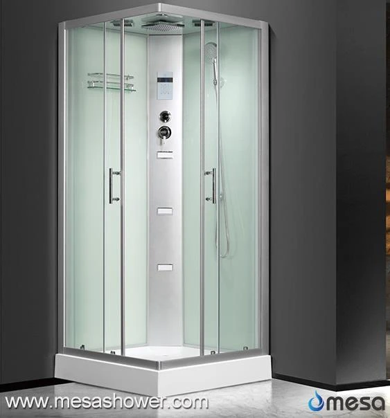 Bathroom Glass Showers Cubicles With 2 Sliding Doors