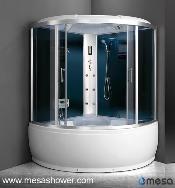 Big Shower Cabin With Deep Bathtub For Soaking