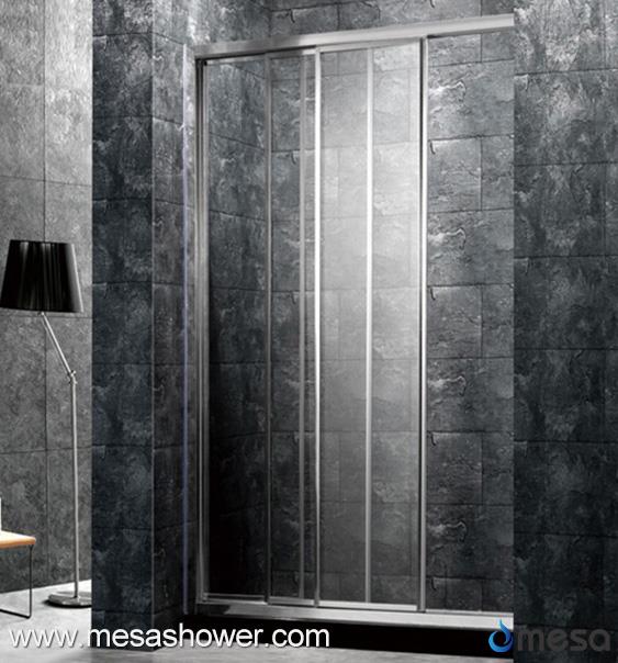 New Simple Design Folding Bathroom Cheap Price Sliding Shower Door