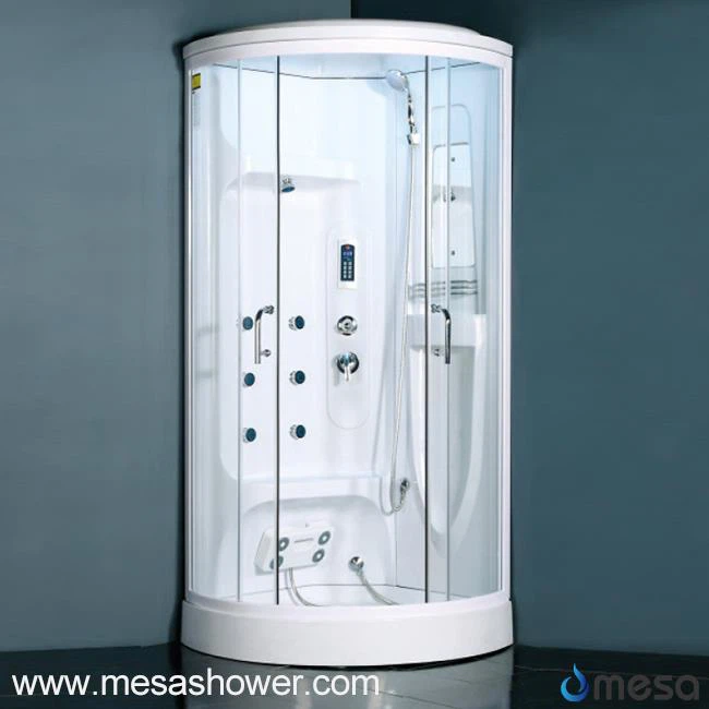 Corner Sector Multi-function Shower Cabin Room with Low Tray MER-8055