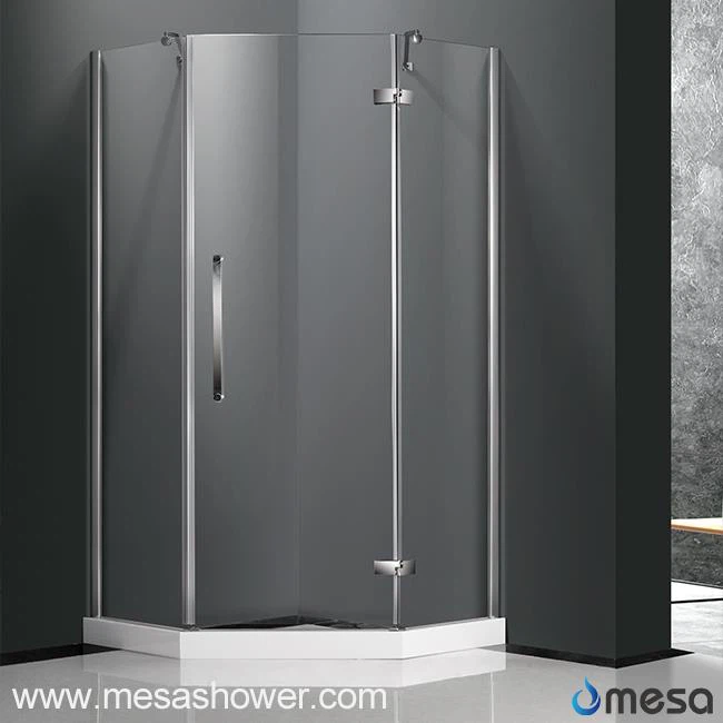 Corner Design Neo Angle Frameless Shower Enclosure with 1 Hinged Door