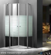 New Frameless Swing Pivot Swing Sector Bathroom Shower Enclosure With Cheap Price