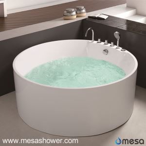 Best Quality Round Acrylic Freestanding Bathtub with Upscale Modern Design