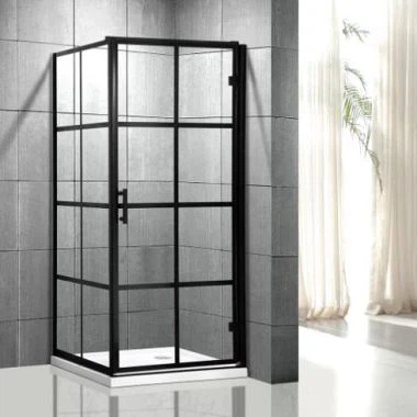 Black Painted Shower Enclosure