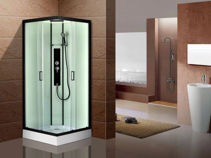 Completed shower cabin