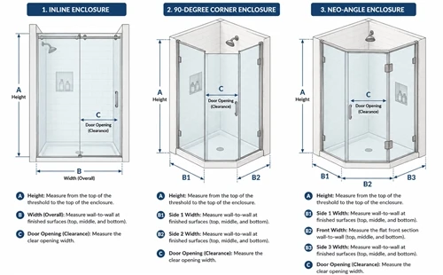 How To Measure For A Shower Door