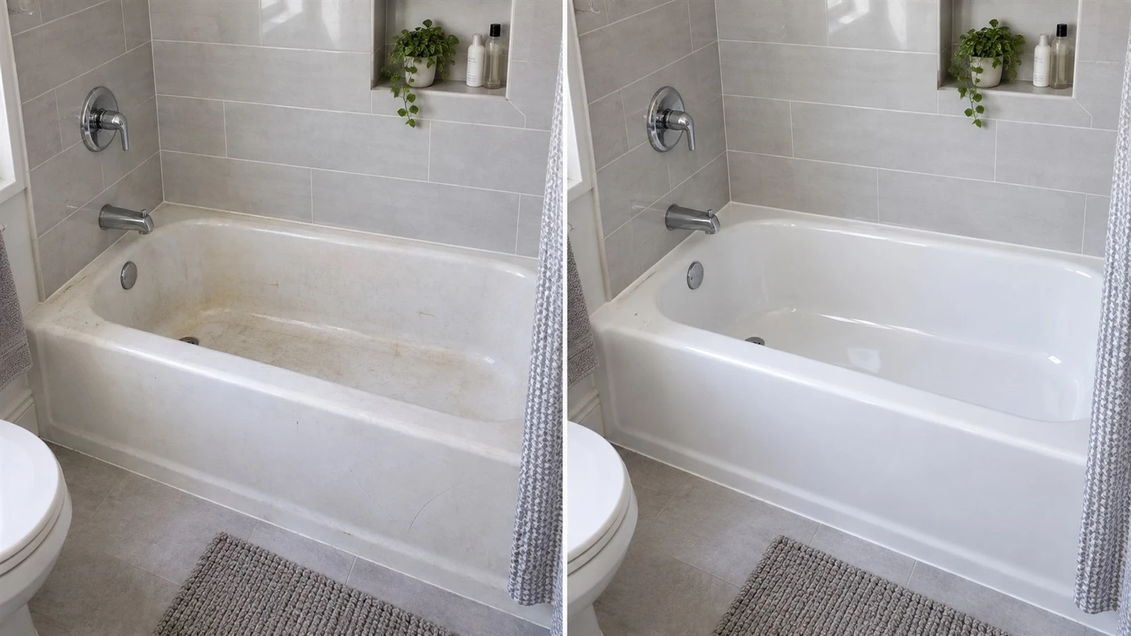 before and after bathtub reglazing on a structurally sound tub before and after bathtub reglazing on a structurally sound tub