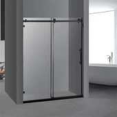 Black Shower Door