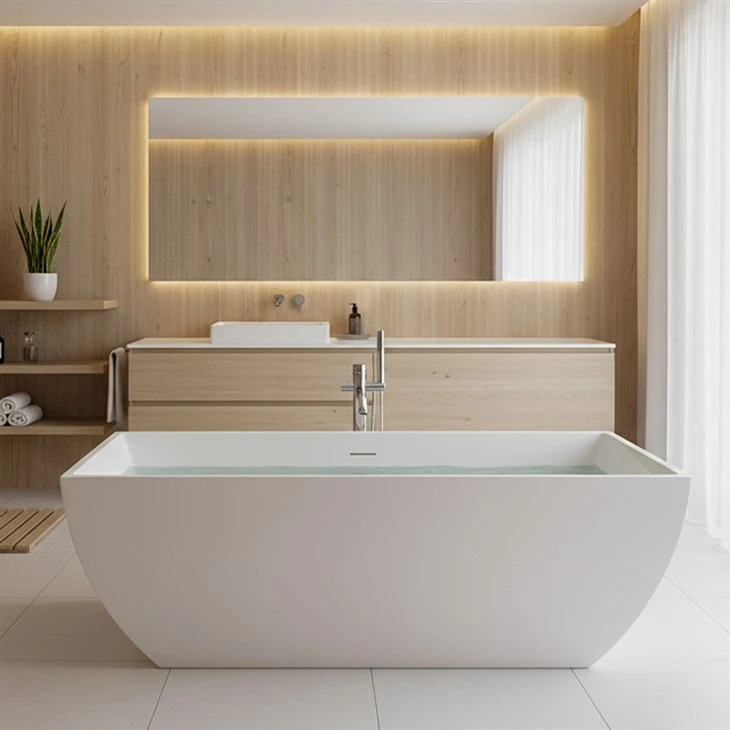 67 in freestanding tub